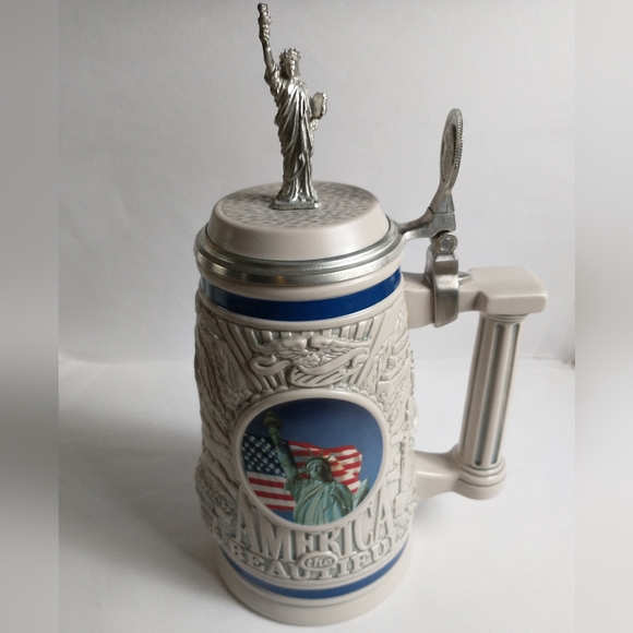 2002 America The Beautiful Collectable Stein w/ Original Box - Picture 4 of 12